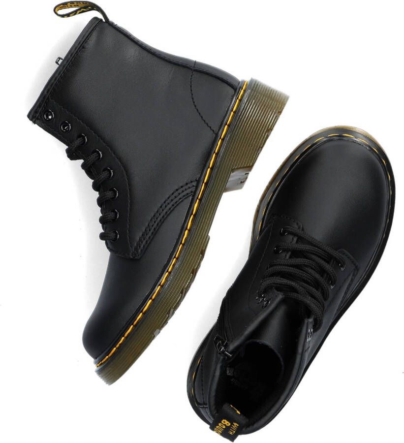 Dr. Martens Delaney Bottines met rits en veter Zwart;Zwarte Black softy