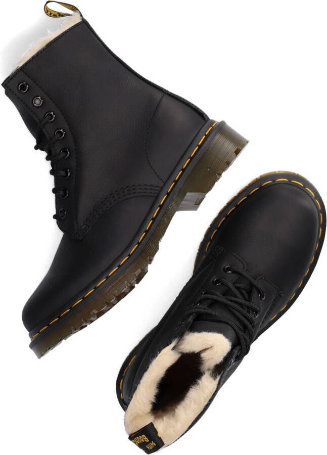 Dr Martens Serena enkellaarsjes met voering van imitatiebont Dr. Martens Zwart Dames