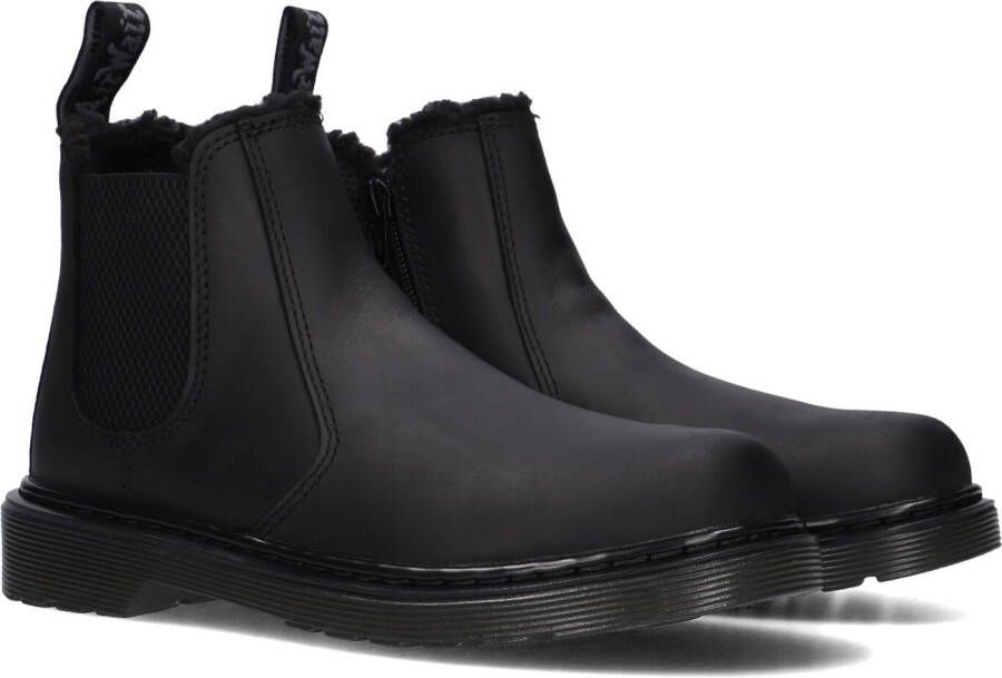 Dr. Martens 2976 Leonore Mono gevoerde leren enkelboots zwart
