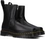 Dr martens Amaayah Lo black orleans Zwart Leer Chelsea boots Dames - Thumbnail 1