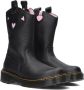 Dr. Martens Bex Heart P-O Boot J leren enkellaarzen zwart lila - Thumbnail 1