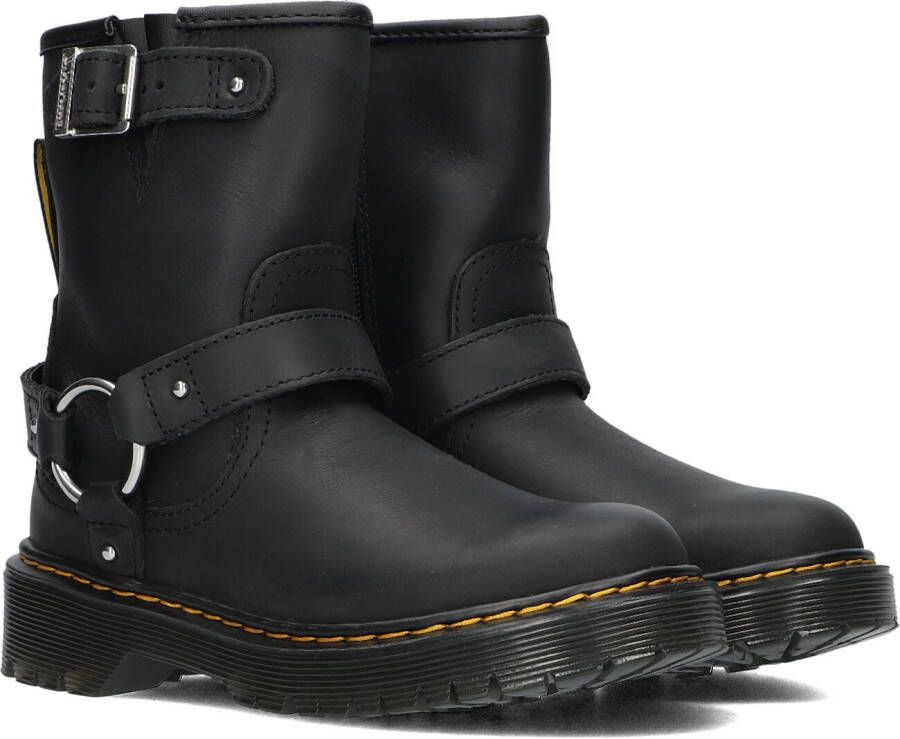 Dr. Martens Genaya J leren bikerboots zwart