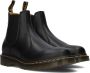 Dr. Martens Klassieke Chelsea-laarzen van glad leer met gele stiksels en AirWair-logo Black - Thumbnail 1