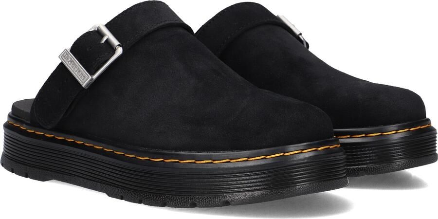 Dr. Martens Klompen Brookline Mule Black Bronx Suede