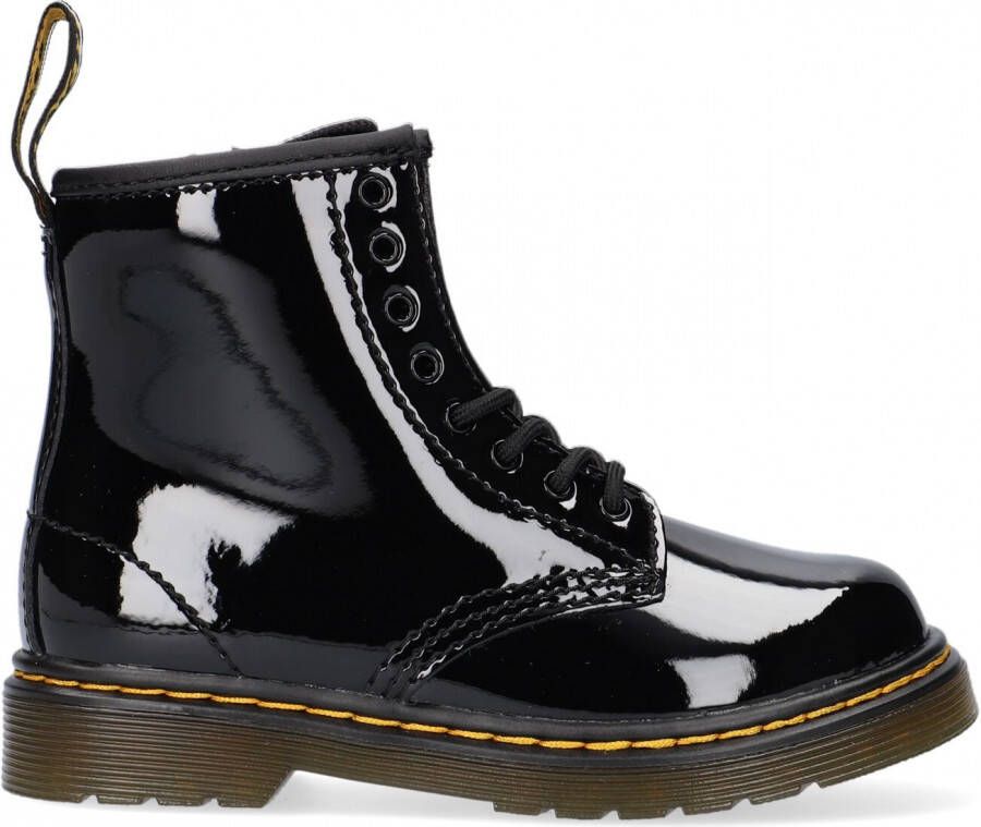 Dr. Martens 1460 Patent Kleuter Tiener leren veterboots zwart Meisjes Leer 36