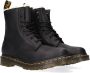 Dr Martens 1460 Faux Fur Lined Lace Up Boots Dr. Martens Zwart Dames - Thumbnail 1