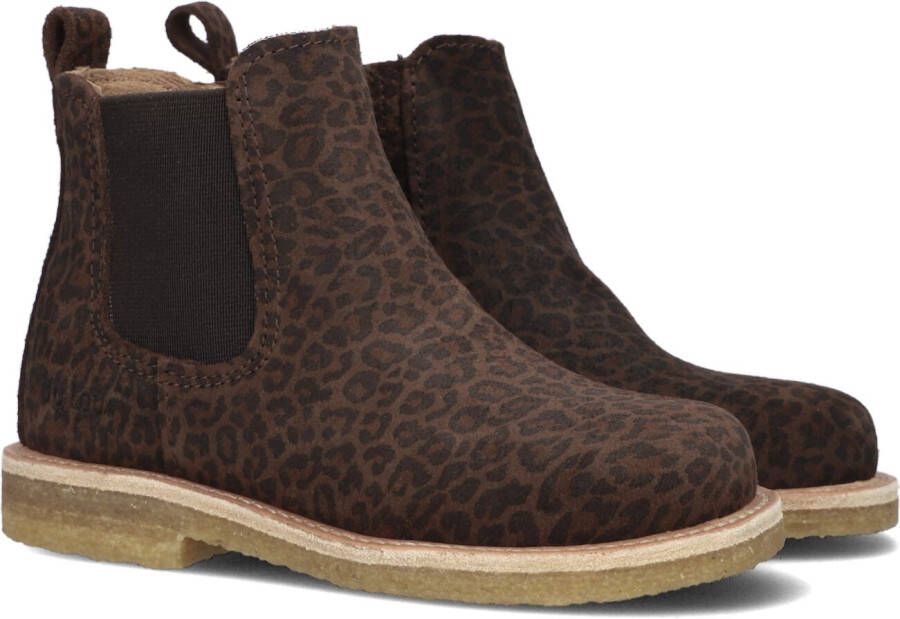 Du Loua Du Cos Chelsea boots Enkellaarsjes Meisjes Kids Bruin