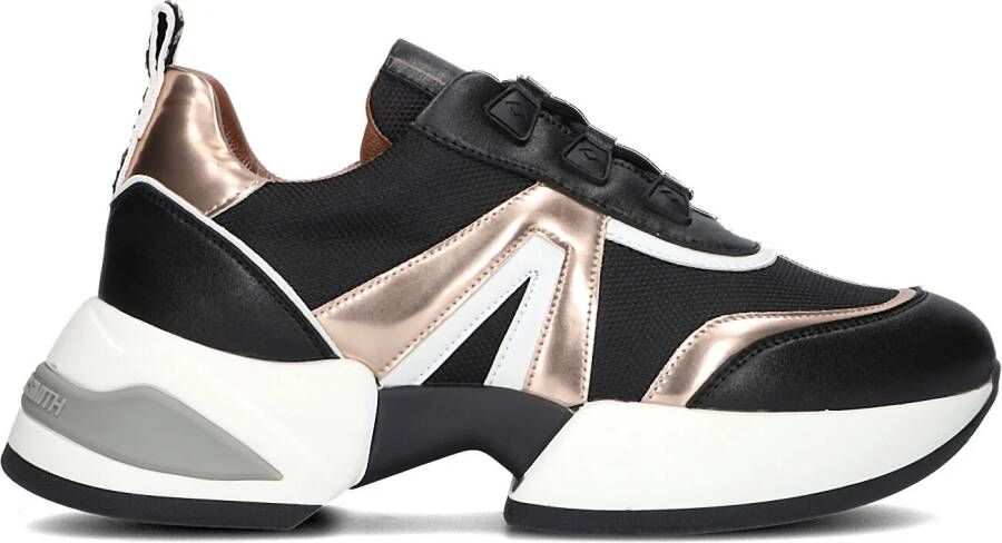 Alexander Smith Zwarte Lage Sneakers Marble