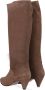 Anonymous Copenhagen Taupe Suede Stiletto Laarzen Brown Dames - Thumbnail 4