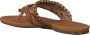 Natuurlijke Invloeden bruin Tinten A0327401070001u Slippers Dames Cognac - Thumbnail 3