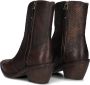 A.s.98 B84205 Enkellaarsjes Enkelboots met rits Dames Bruin - Thumbnail 5