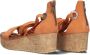 AYANA 722007 Sandalen Dames Oranje - Thumbnail 4