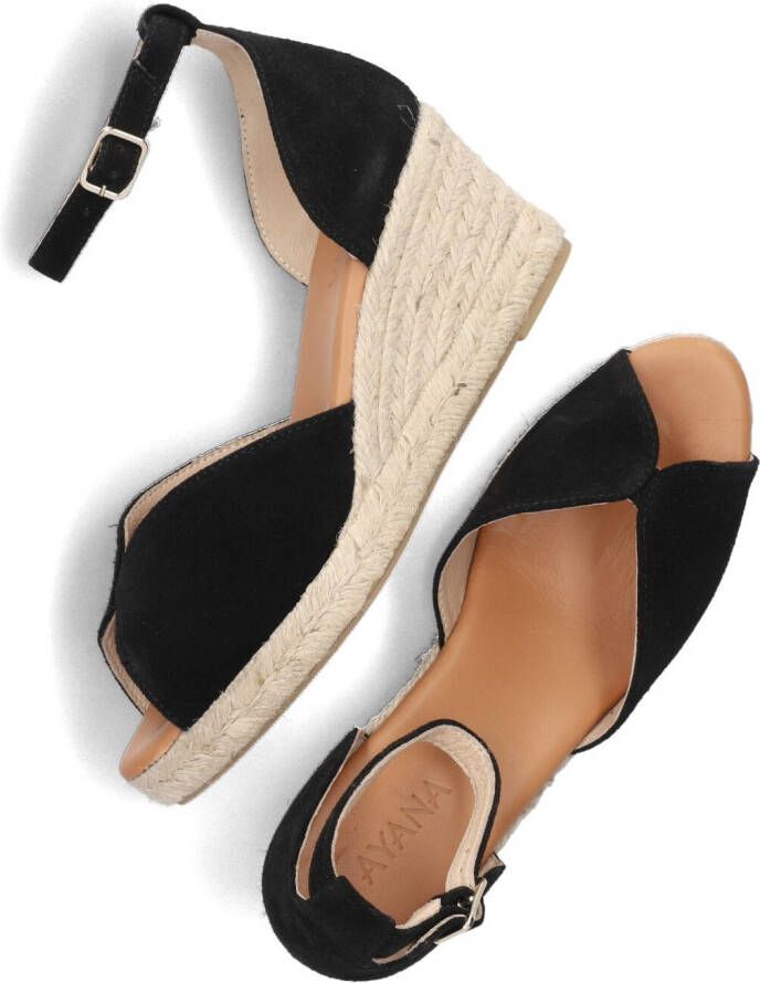 AYANA Zwarte Espadrilles Yu6891