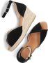 AYANA Yu6891 Espadrilles Zomer Schoenen Dames Zwart - Thumbnail 6