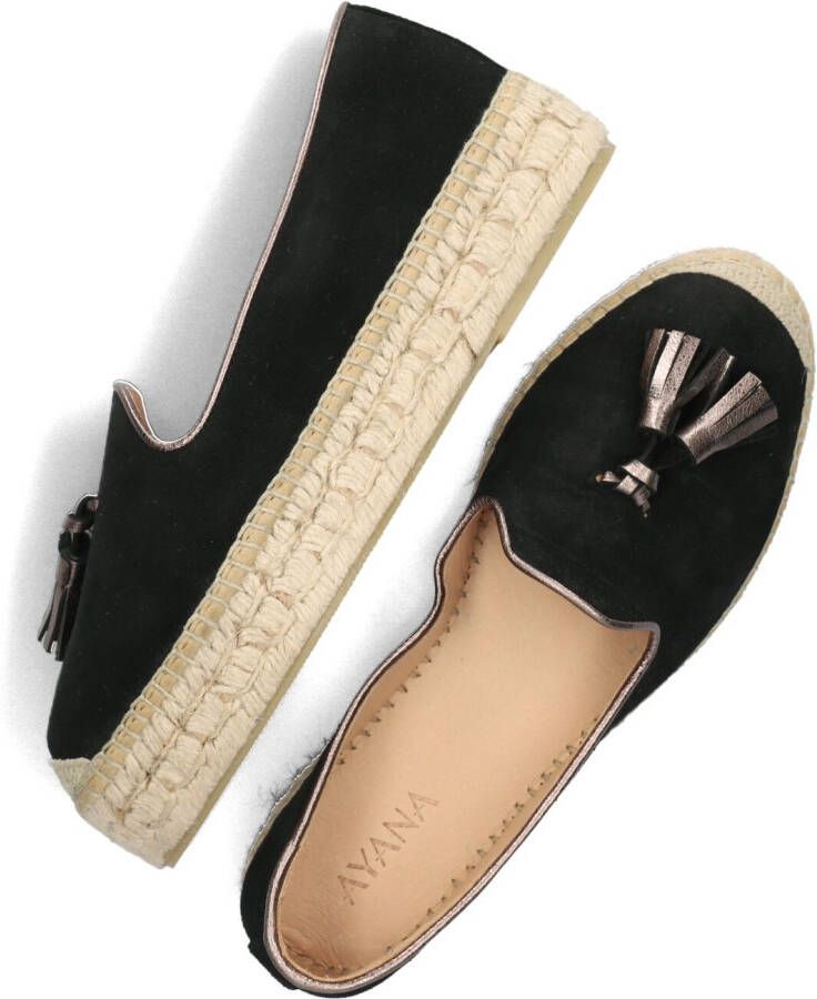 AYANA Zwarte Espadrilles Yu737