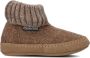 Bergstein Cozy Lux Pantoffels Sloffen Kids Bruin - Thumbnail 3