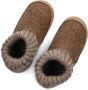 Bergstein Cozy Lux Pantoffels Sloffen Kids Bruin - Thumbnail 6