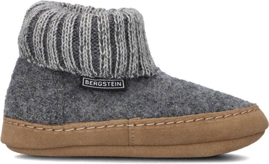 BERGSTEIN Grijze Pantoffels Cozy Lux