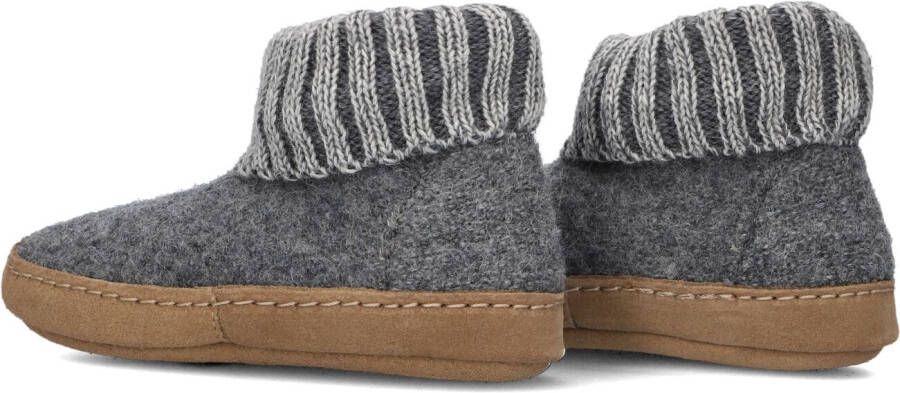 BERGSTEIN Grijze Pantoffels Cozy Lux