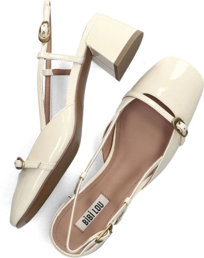 BIBI LOU Beige Slingbacks 676z21