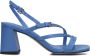 Bibi Lou Blauwe Sandaal met Vierkante Neusbandjes Blue Dames - Thumbnail 4