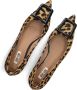 BiBi Lou 610z91vk Ballerina's Ballarina Schoenen Instappers Dames Bruin - Thumbnail 9