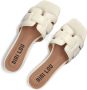 BIBI LOU Slippers Dames 760z10vk Maat: 42 Materiaal: Leer Kleur: Wit - Thumbnail 5