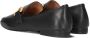 Bibi Lou Zwarte Loafer met Gouden Detail Black Dames - Thumbnail 4