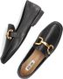 Bibi Lou Zwarte Loafer met Gouden Detail Black Dames - Thumbnail 6