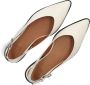 BILLI BI Slingbacks Dames A8301 Maat: 40 Materiaal: Leer Kleur: Wit - Thumbnail 5