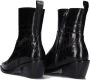 Billi Bi Zwarte enkellaarzen met city-western accenten Black Dames - Thumbnail 4