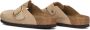 Birkenstock Comfortabele Knuppel Pantoffels voor Alledaags Gebruik Beige Dames - Thumbnail 8