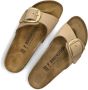 BIRKENSTOCK Slippers Dames Madrid Big Buckle Dames Maat: 37 Materiaal: Suède Kleur: Zand - Thumbnail 7