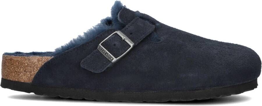 BIRKENSTOCK Blauwe Instappers Boston Shear Sue