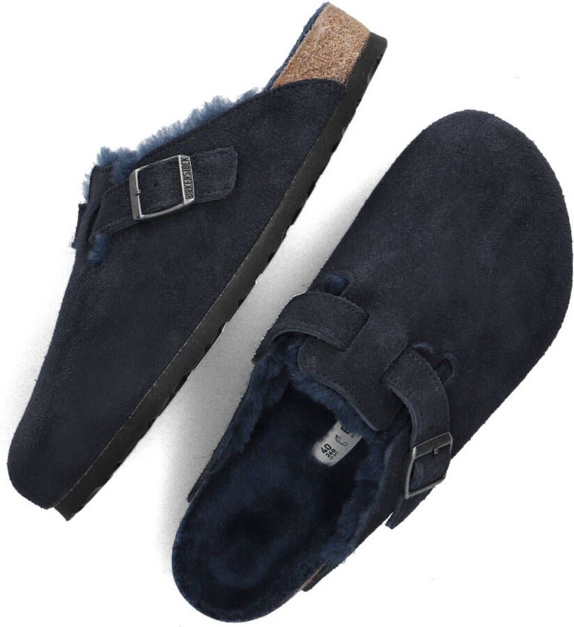 BIRKENSTOCK Blauwe Instappers Boston Shear Sue