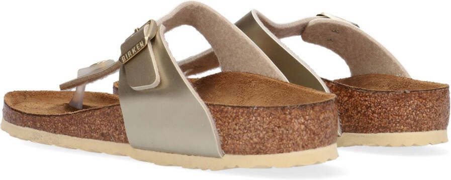 Birkenstock Gouden Teenslippers Gizeh Kids