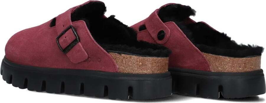 BIRKENSTOCK Paarse Clogs Boston Chunky Shearling