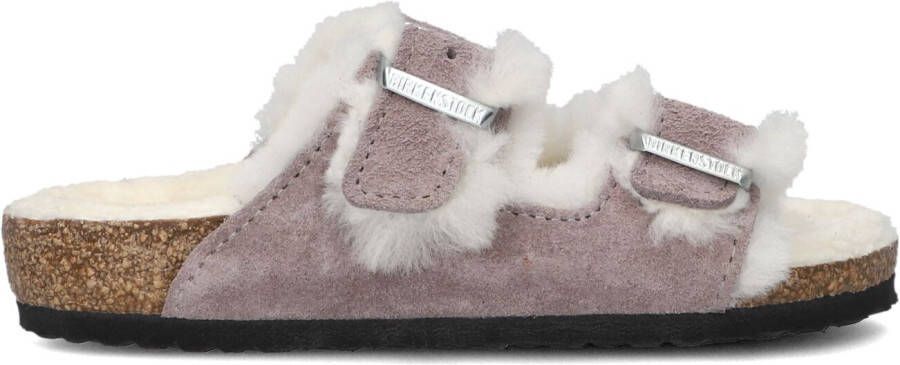 BIRKENSTOCK Paarse Slippers Arizona Shearling