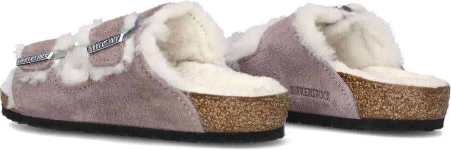 BIRKENSTOCK Paarse Slippers Arizona Shearling