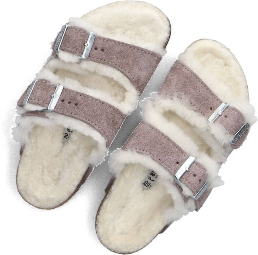 BIRKENSTOCK Paarse Slippers Arizona Shearling