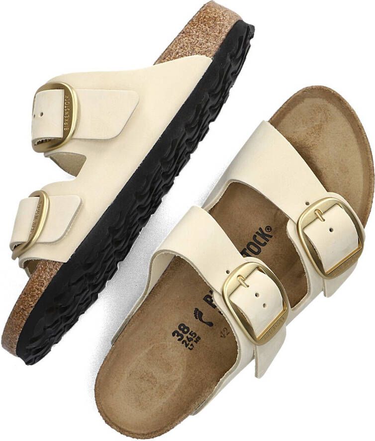 BIRKENSTOCK Witte Slippers Arizona Big Buckle Dames