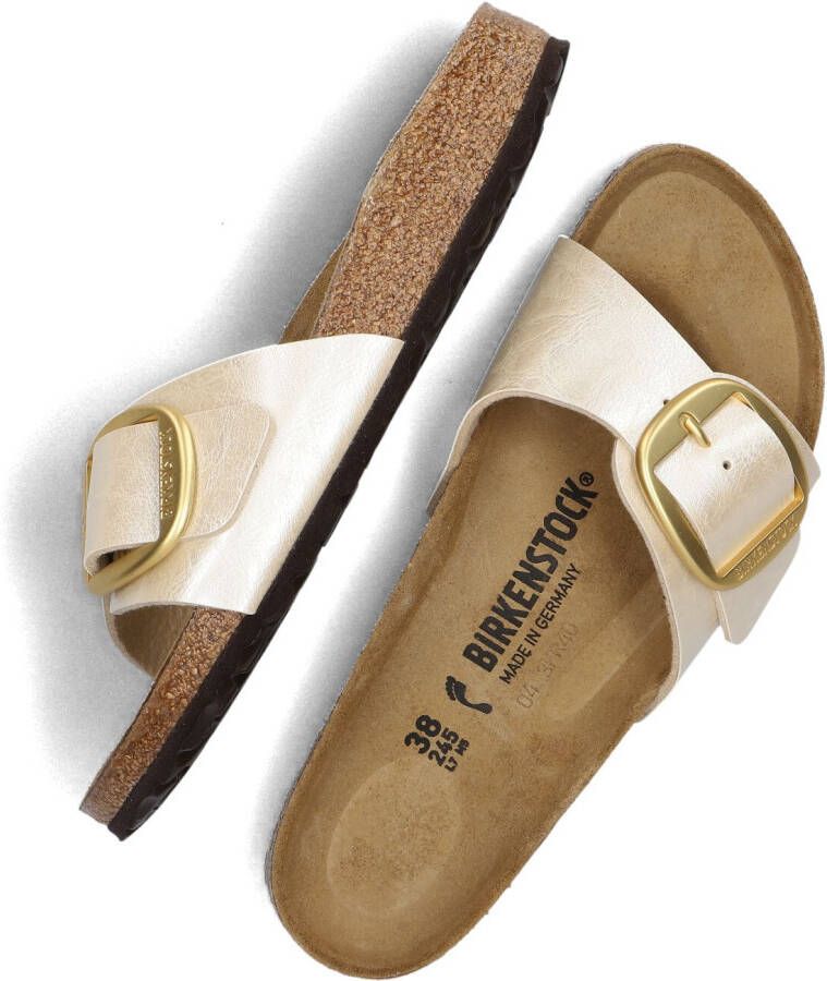 BIRKENSTOCK Witte Slippers Madrid Big Buckle Dames