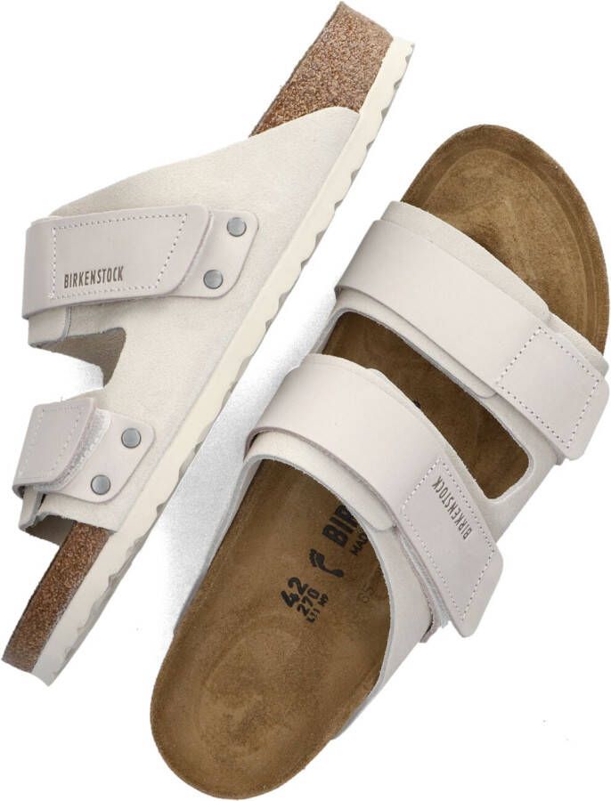 BIRKENSTOCK Witte Slippers Uji Heren