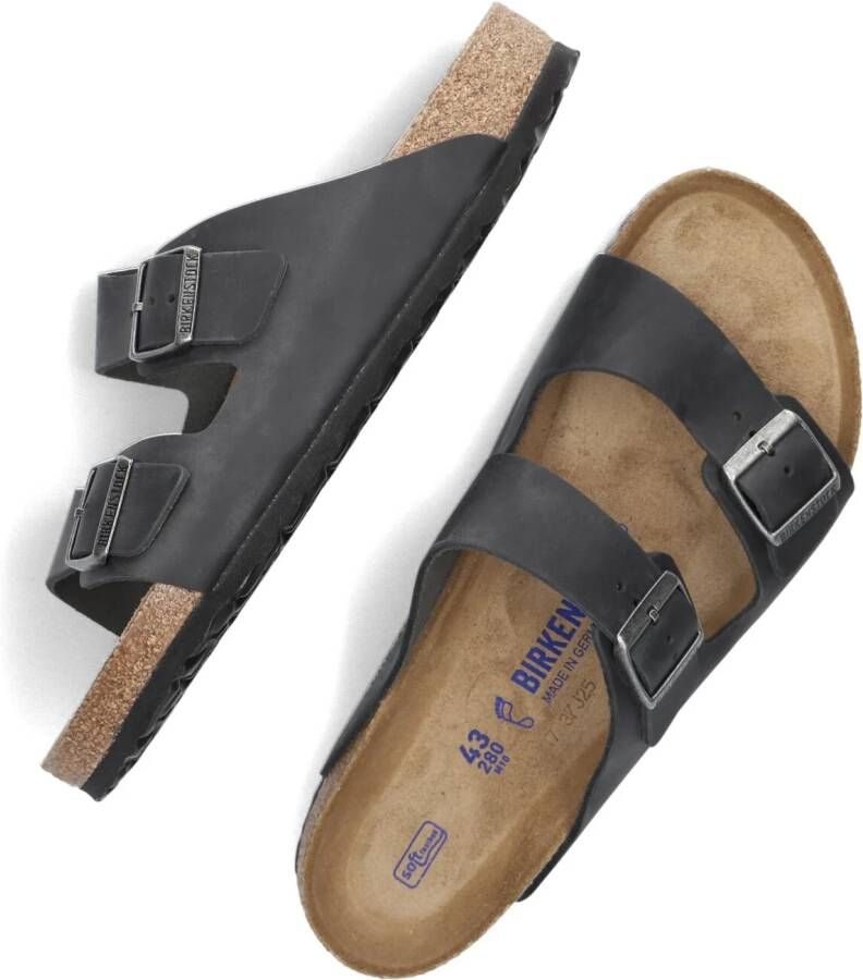 BIRKENSTOCK Zwarte Slippers Arizona Led