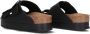 Birkenstock Zwarte Logo Sandalen Gesp Sluiting Rubberen Zool Black Dames - Thumbnail 6