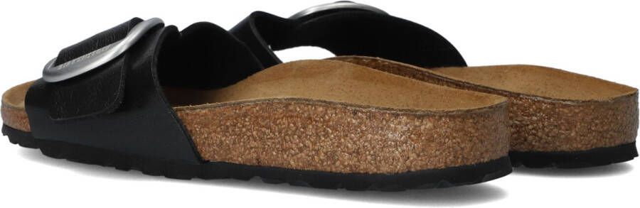 BIRKENSTOCK Zwarte Slippers Madrid Big Buckle Dames