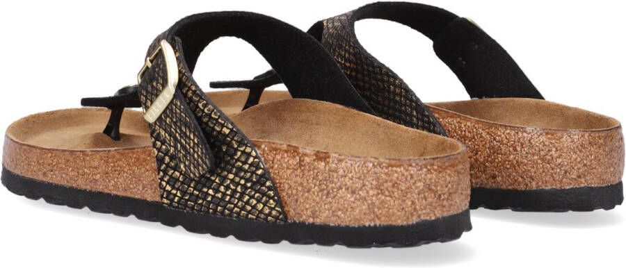 Birkenstock Zwarte Teenslippers Gizeh