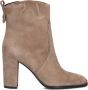 BLASZ 165 Enkellaarsjes Enkelboots met rits Dames Taupe - Thumbnail 3