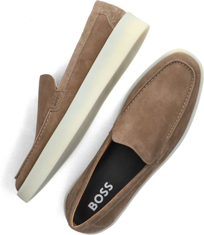 BOSS Beige Instappers Clay Loafer