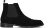 Hugo Boss Zwarte Suède Chelsea Boots Black Heren - Thumbnail 3